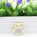 Pack of 10 Blank Baby Shower Christening Party Bear Wood Cutout Gift Tags DIY Craft