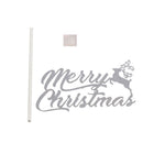 10pcs Merry Christmas Deer Elk Cake Topper Christmas Party Decoration Silver