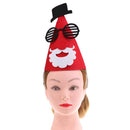 Cute Kids Red Fabric Christmas Santa Hat Party Fancy Dress Accessories Gifts