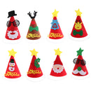 Cute Kids Red Fabric Christmas Santa Hat Party Fancy Dress Accessories Gifts