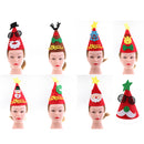 Cute Kids Red Fabric Christmas Santa Hat Party Fancy Dress Accessories Gifts