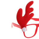 Funny Holiday Xmas Red Reindeer Horn Party Kids Birthday Gifts Christmas Glasses Cosplay Costume Eyeglasses