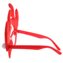 Funny Holiday Xmas Red Reindeer Horn Party Kids Birthday Gifts Christmas Glasses Cosplay Costume Eyeglasses