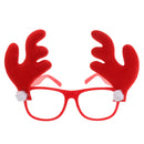 Funny Holiday Xmas Red Reindeer Horn Party Kids Birthday Gifts Christmas Glasses Cosplay Costume Eyeglasses