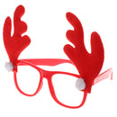 Funny Holiday Xmas Red Reindeer Horn Party Kids Birthday Gifts Christmas Glasses Cosplay Costume Eyeglasses