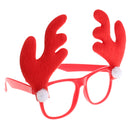 Funny Holiday Xmas Red Reindeer Horn Party Kids Birthday Gifts Christmas Glasses Cosplay Costume Eyeglasses
