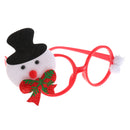 Christmas Holiday Snowman Party Glasses Eyewear Kids Party Cosplay