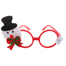 Christmas Holiday Snowman Party Glasses Eyewear Kids Party Cosplay