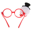 Christmas Holiday Snowman Party Glasses Eyewear Kids Party Cosplay