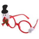 Christmas Holiday Snowman Party Glasses Eyewear Kids Party Cosplay