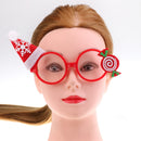 Christmas Hat Party Glasses Eyeglasses Costume Kids Party Fancy Dress