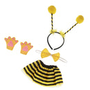Cute Girls Honey Bumble Bee Insect Costume Christmas Cosplay Headband Skirt Bowtie Paw Set Xmas Dressing up Carnival