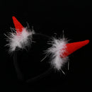 5pcs/Set Calf Horn Headband Bow Tie Gloves Tutu Dress Cosplay Fancy Dress Costume