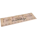 Faith Family Friends Birthday Reminder Wooden Calendar Board Special Date Organiser Complete Gift Sign Set