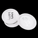 6pcs Happy Birthday Round Disposable Paper Plates Birthday Party Tableware