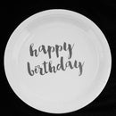 6pcs Happy Birthday Round Disposable Paper Plates Birthday Party Tableware