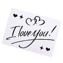 I Love You Vinyl Labels Stickers For Bobo Clear Jumbo Balloons DIY Stickers