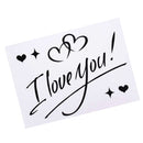 I Love You Vinyl Labels Stickers For Bobo Clear Jumbo Balloons DIY Stickers