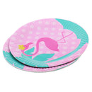 8pcs Flamingo Round Disposable Paper Plates Birthday Party Tableware DIY