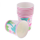 8pcs Flamingo Paper Disposable Cups Birthday Party Tableware Decoration
