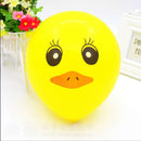 20/set Cute Yellow Duck Latex Balloon Animal Balloons Kids Birthday Party Decoration