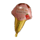 Funny Large Ice Cream Foil Balloon for Wedding Party Decoration Have A Sweet Day