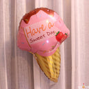 Funny Large Ice Cream Foil Balloon for Wedding Party Decoration Have A Sweet Day
