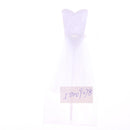 5 Pieces Romantic Wedding Dress Cake Topper Wedding Party Cake Decor White