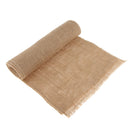 3.5Mx28CM Burlap Roll Jute Hessian Table Runner Fabric Ribbon for Handmade Wedding Party New Year Ornaments