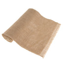 3.5Mx28CM Burlap Roll Jute Hessian Table Runner Fabric Ribbon for Handmade Wedding Party New Year Ornaments