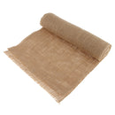 3.5Mx28CM Burlap Roll Jute Hessian Table Runner Fabric Ribbon for Handmade Wedding Party New Year Ornaments