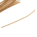 24x Khaki Wrapping Wired Cord Craft String Twist Tie Gift Bags Fastener