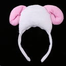 Pack of 3/Set Sheep Animal Cartoon Headband Bow Tie Tail Cosplay Party Costume