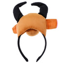 3/set Cute Kids Brown Animal Cattle Cow Costume Kit Fancy Dress Accessories