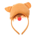 Boys Girls Animal Lion Costume Headband & Bow Tie & Tail Set