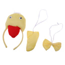 Unisex Kids Little Duck Headband Tail Bow Tie Costume Accessory Fancy Dress
