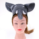 Kids Animal Costume Set Elephant Headband Tails Bow Tie Cosplay School Play Stage Show Fancy Dress Up