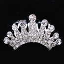 Sparking Princess Crown Mini Hair Comb Girl Tiara Wedding Party Headpiece