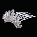Sparking Princess Crown Mini Hair Comb Girl Tiara Wedding Party Headpiece