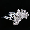 Sparking Princess Crown Mini Hair Comb Girl Tiara Wedding Party Headpiece