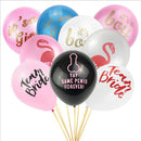 Set of 10pcs Lovely Latex Balloons Party It's a Girl Christening Baby Shower Gender Reveal Helium Air Balloons Ornament