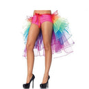Women Rainbow Layered Dancing Long Tail Skirt Lingerie Bubble Skirt Costume