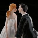 Romantic Wedding Anniversary Kissing Bride Groom Car Resin Cake Topper Party Accessories