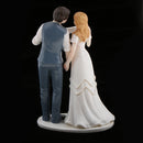 Wedding Engagement Cake Topper Figure Bride Groom We Did Couple Cake Decor