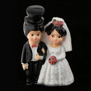 Romantic Wedding Newlywed Cake Topper Bride Groom Couple Figurine Cake Decoration
