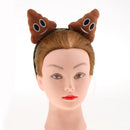 Lovely Smile Poopy Headband Adult Children Poo Party Hen Night Dreessing up Costume Head Bopper Hair Hoop Prop