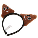 Lovely Smile Poopy Headband Adult Children Poo Party Hen Night Dreessing up Costume Head Bopper Hair Hoop Prop