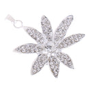 Fashion Women Girls Crystal Floral Shape Pendant Wedding Party Jewelry Charm