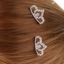 5pcs Wedding Sparking Mini Tiara Crystal Crown Hairpins Hair Accessories