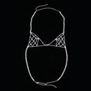 Fashion Lady Body Chain Jewelry Bikini Bra Top Harness Underwear Jewelry Set